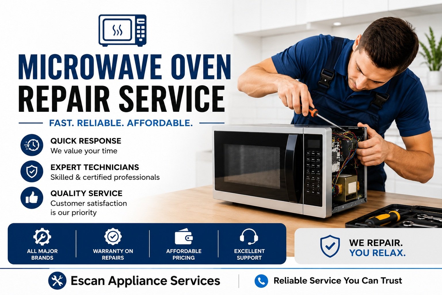 You are currently viewing Microwave Oven Repair Service: Complete 2026 Homeowner Guide